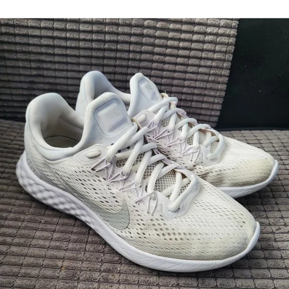 Nike LUNAR SKYLUX White 5 uk 38 eu 7.5 US run easy support trainers - Picture 4 of 9